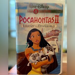Disney Pocahontas II VHS with Colorful Cover Art